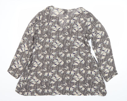 Womens UK Size S Masai Grey  Blouse