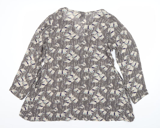 Womens UK Size S Masai Grey  Blouse