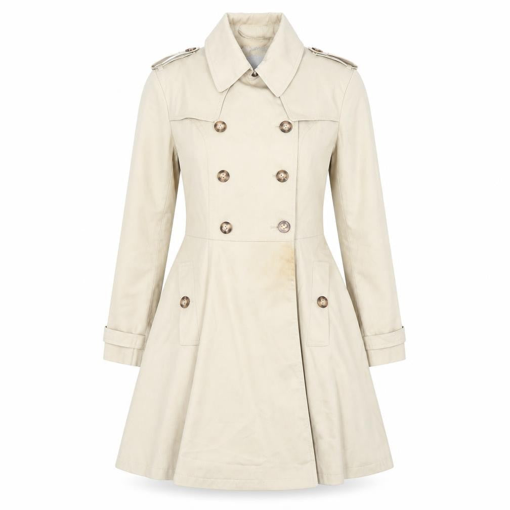 Womens UK Size 8 ASOS Beige Trench Coat