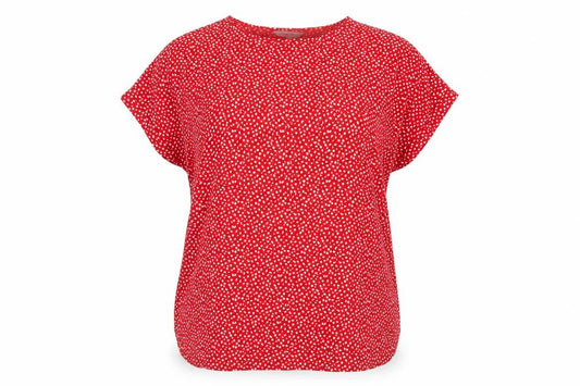 Womens UK Size 20 C&A Red  Blouse