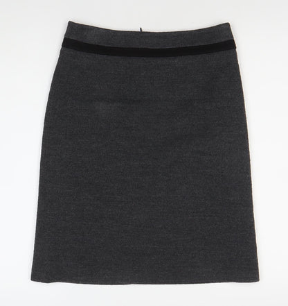 Marks and Spencer Women's Grey Pencil Skirt Size 10