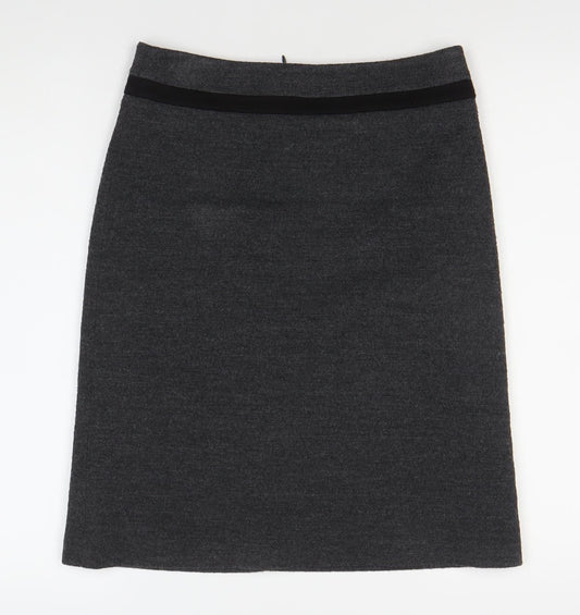 Marks and Spencer Women's Grey Pencil Skirt Size 10