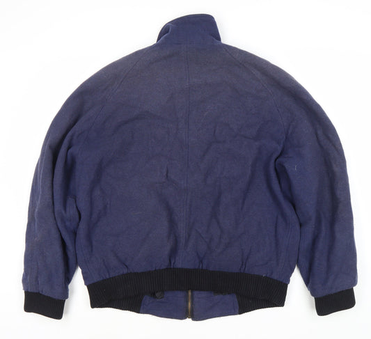 Mens UK Size L Marks and Spencer Blue Basic Jacket