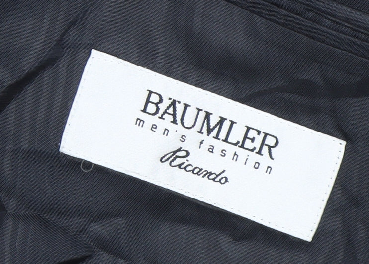 Mens UK Size 41 Bäumler Regular Black Suit Tuxedo