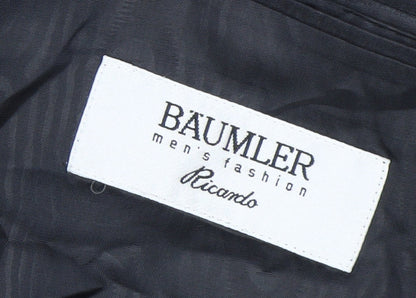 Mens UK Size 41 Bäumler Regular Black Suit Tuxedo
