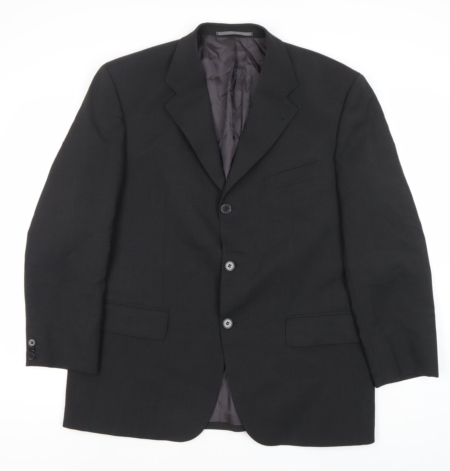 Mens UK Size 44 Bäumler Regular Black Suit Jacket