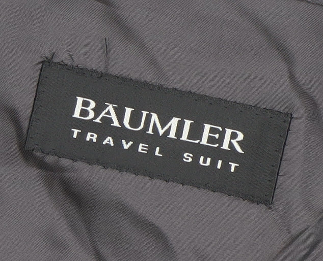 Mens UK Size 44 Bäumler Regular Black Suit Jacket