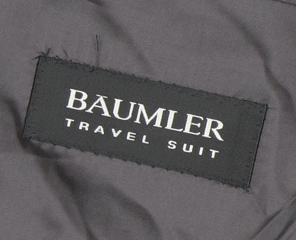 Mens UK Size 44 Bäumler Regular Black Suit Jacket
