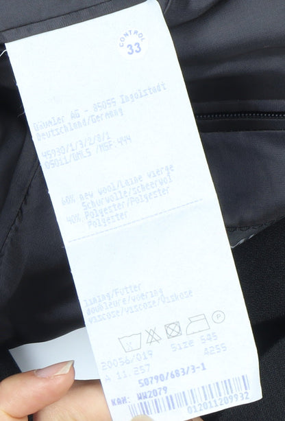 Mens UK Size 44 Bäumler Regular Black Suit Jacket