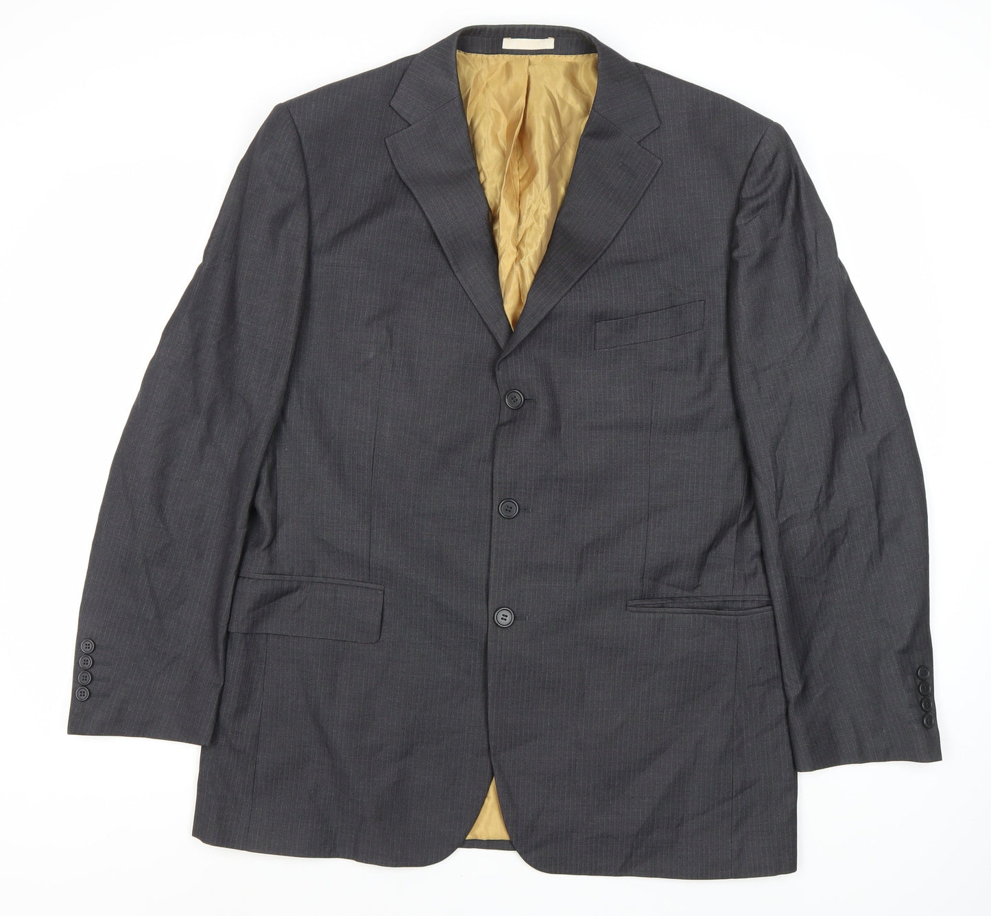Mens UK Size 42 Greenwoods Regular Grey Suit Jacket