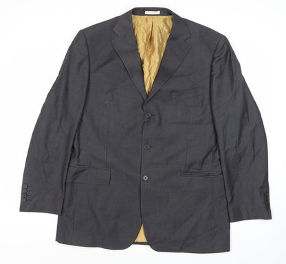 Mens UK Size 42 Greenwoods Regular Grey Suit Jacket