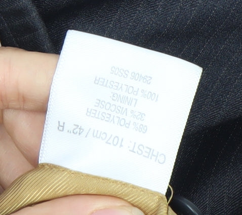 Mens UK Size 42 Greenwoods Regular Grey Suit Jacket