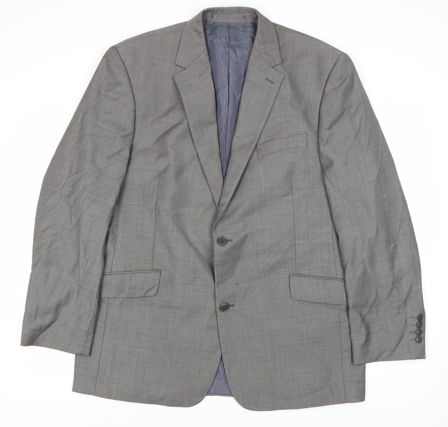 Mens UK Size 44 Daniel Hechter Regular Grey Suit Jacket