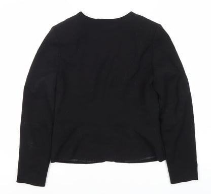 H&M Black Women's Blazer Size 10 Regular Fit