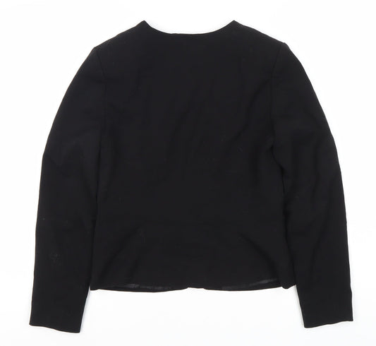 H&M Black Women's Blazer Size 10 Regular Fit