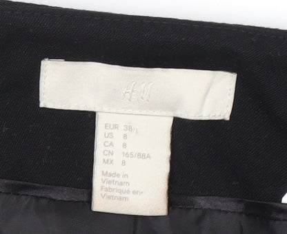 H&M Black Women's Blazer Size 10 Regular Fit