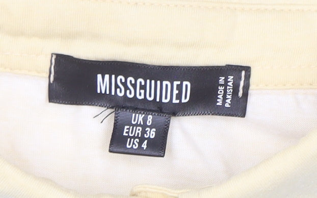 Womens UK Size 8 Missguided Multicoloured  Polo