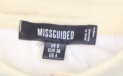 Womens UK Size 8 Missguided Multicoloured  Polo