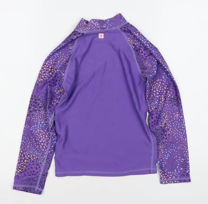 Mountain Warehouse Girls Purple Long Sleeve T-Shirt XL