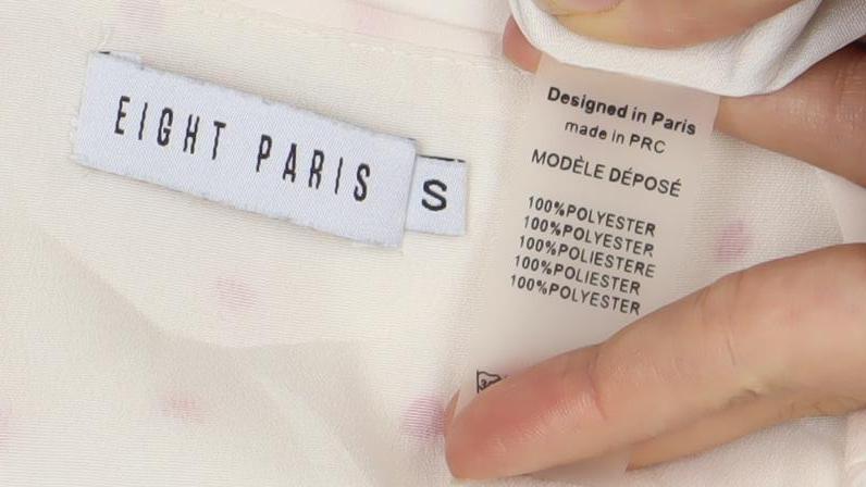 Eight Paris Women's White A-Line Puff Sleeve Dress S