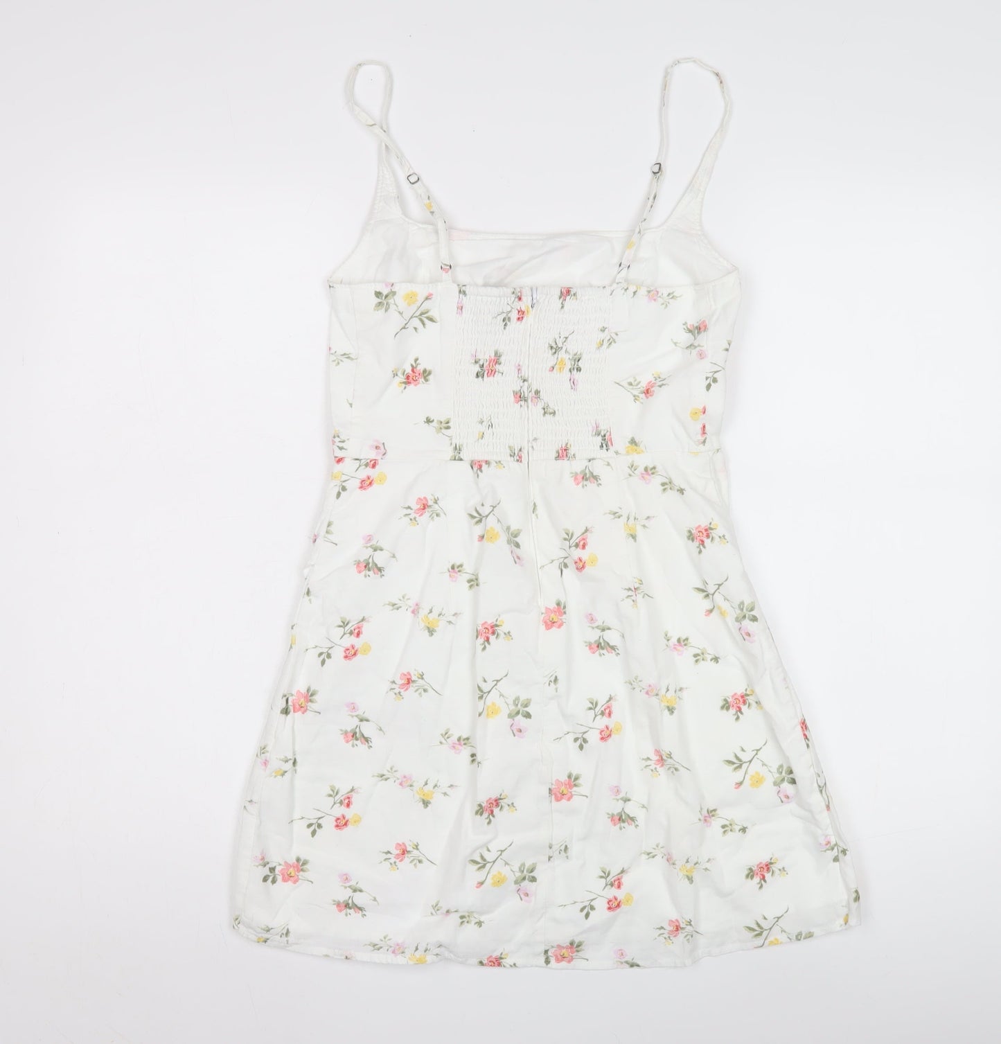 Abercrombie & Fitch Women's White Floral Slip Dress, XS