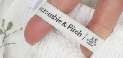 Abercrombie & Fitch Women's White Floral Slip Dress, XS