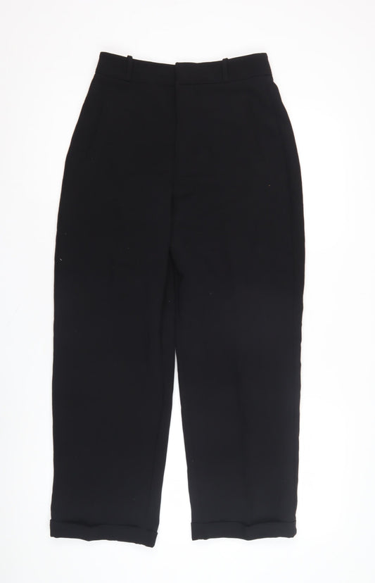 Urban Outfitters Women's Black Straight Trousers S