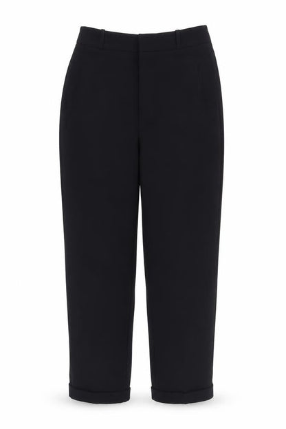 Womens UK Size S Urban Outfitters Regular Fit Casual Black Trousers
