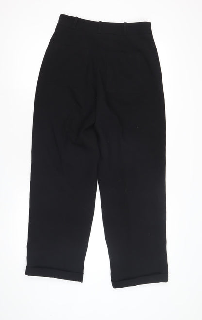 Urban Outfitters Women's Black Straight Trousers S