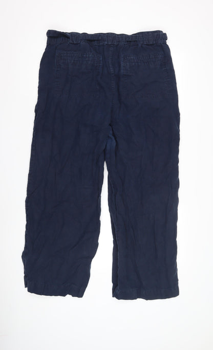 Womens UK Size 20 Marks and Spencer Relaxed Fit  Blue Trousers