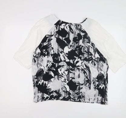 Womens UK Size 10 Topshop Multicoloured Basic Blouse