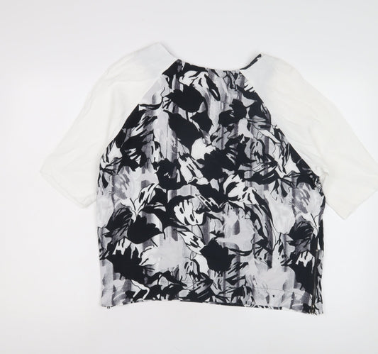 Womens UK Size 10 Topshop Multicoloured Basic Blouse
