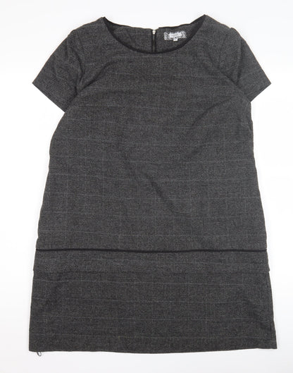 Next Women's Black Knee Length Shift Dress