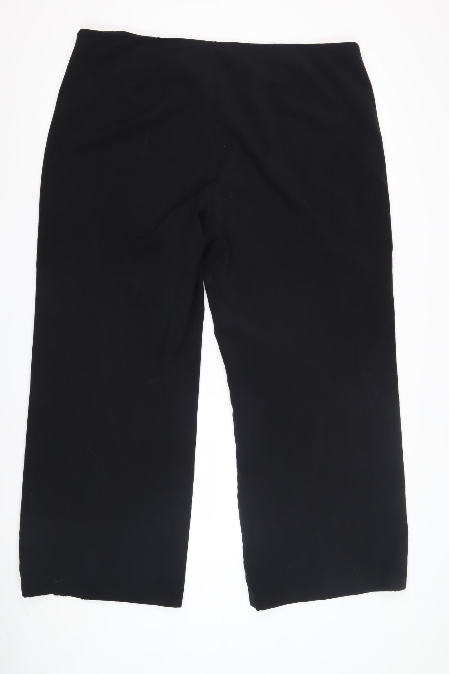 Womens UK Size 20 Marks and Spencer Regular Fit  Black Trousers