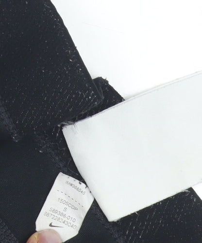 Nike Women's Black Cropped Gym Leggings S