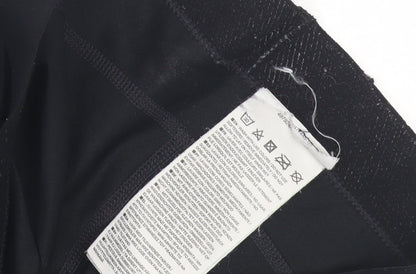 Nike Women's Black Cropped Gym Leggings S