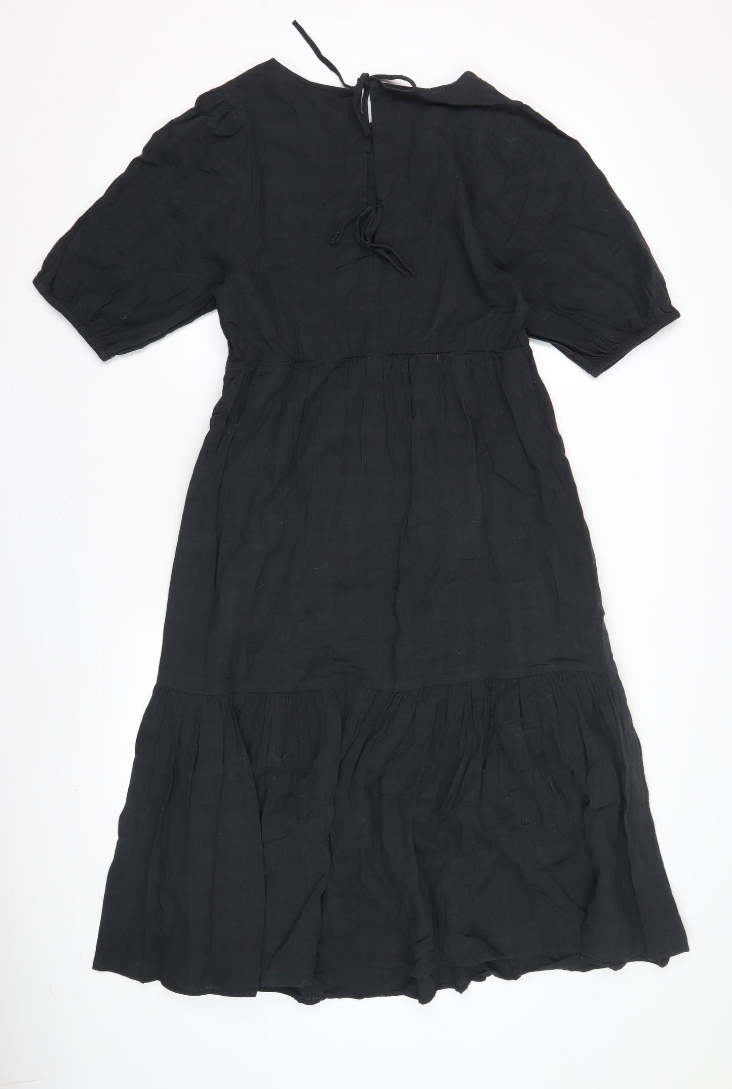 John Lewis Women's Black Boat Neck Dress Size 8