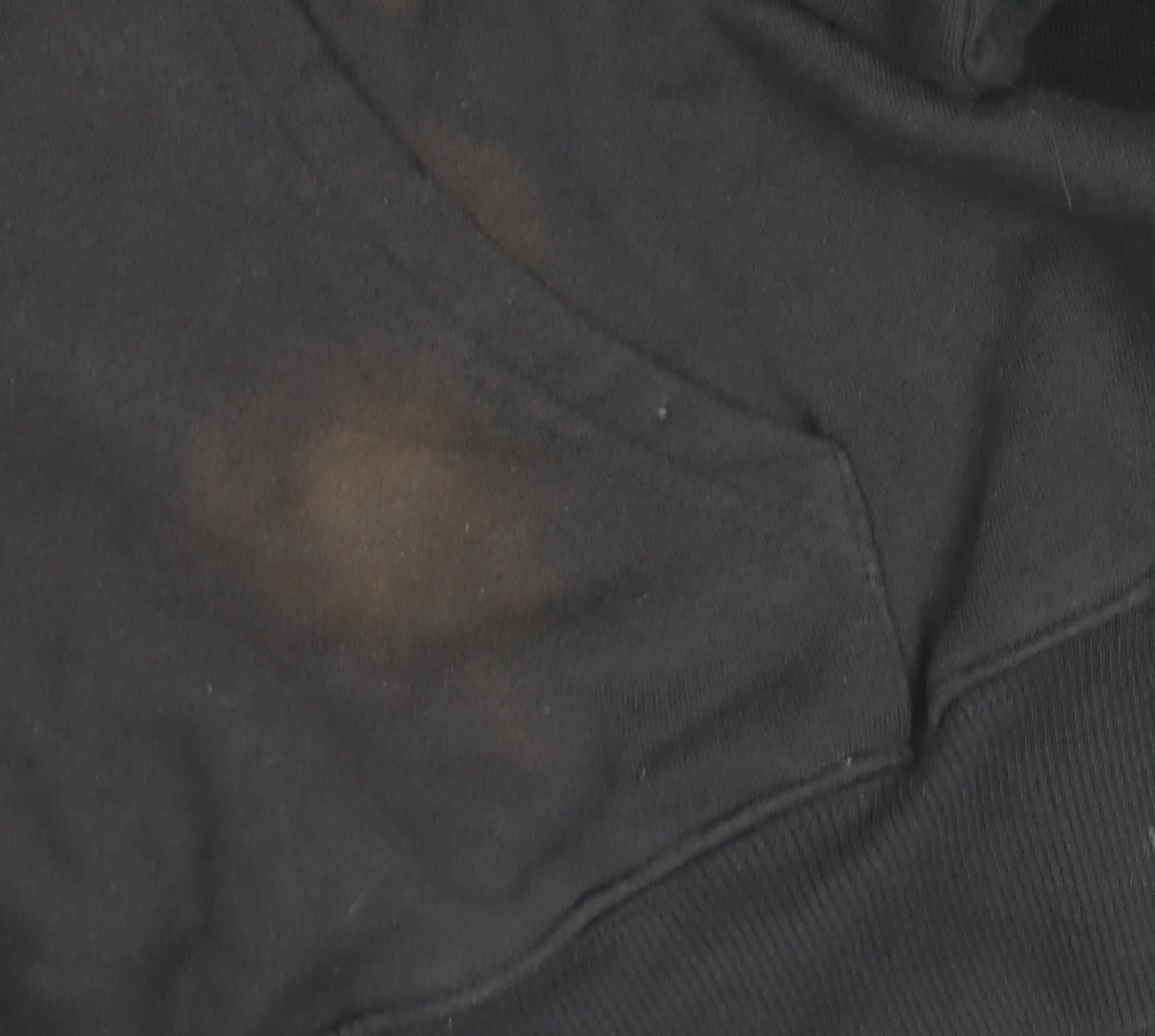 Mens UK Size S Pull&Bear Black Pullover Hoodie
