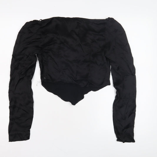 Bershka Women's Black Off-Shoulder Top, Size S, New