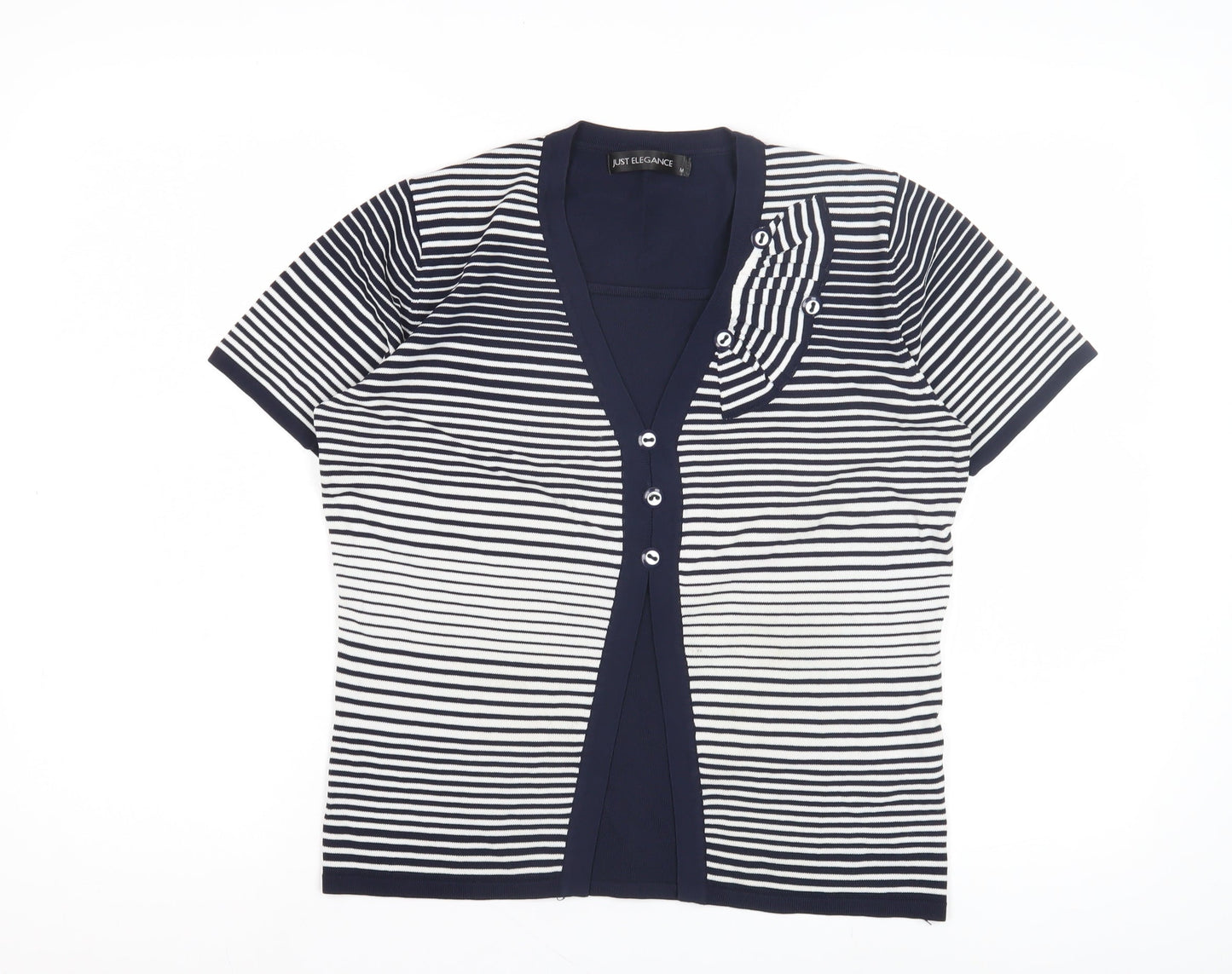 Womens UK Size L Just Elegance Blue Classic T-Shirt
