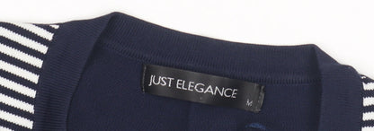 Womens UK Size L Just Elegance Blue Classic T-Shirt