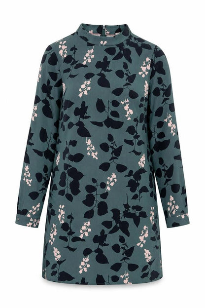 Boden Women's Green Floral Shift Dress Size 14
