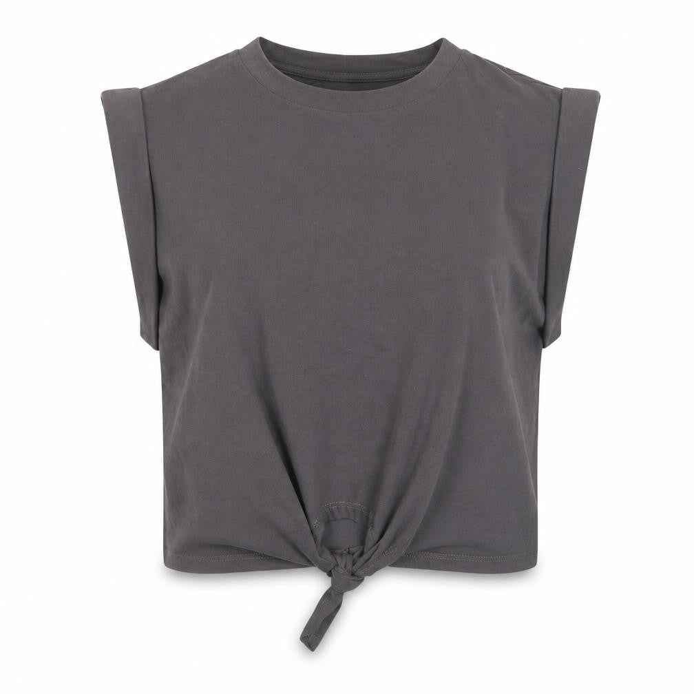 Womens UK Size S Cider Grey Basic T-Shirt