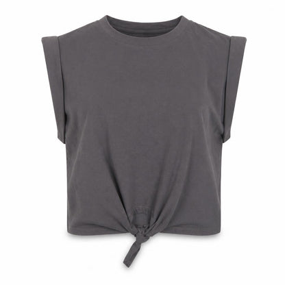 Womens UK Size S Cider Grey Basic T-Shirt