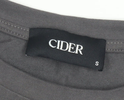 Womens UK Size S Cider Grey Basic T-Shirt