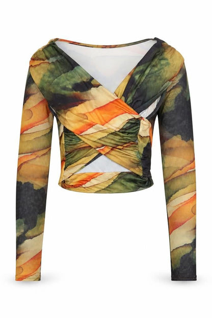Womens UK Size 8 I SAW IT FIRST Multicoloured Cropped
