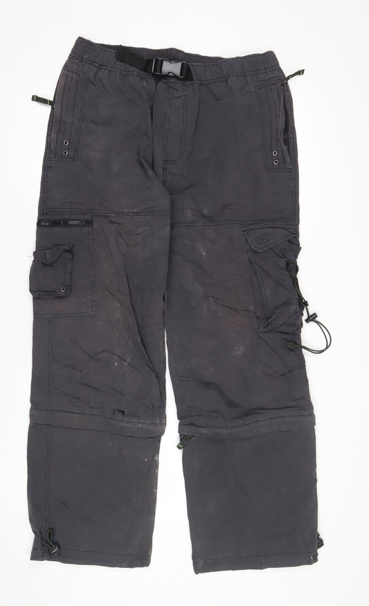 Active Sportswear Men's Black Medium Cargo Trousers