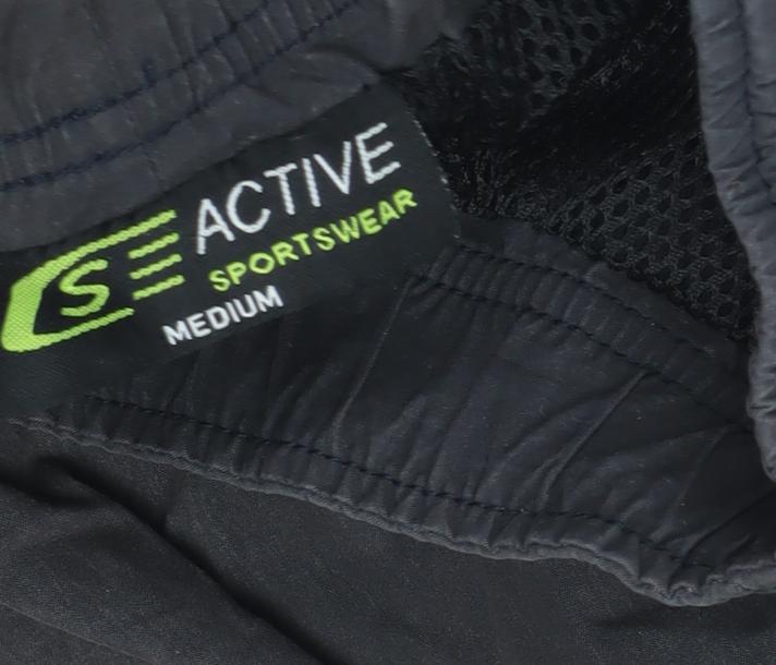 Active Sportswear Men's Black Medium Cargo Trousers
