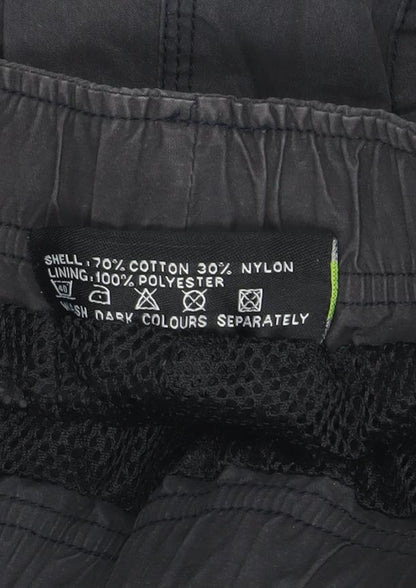 Active Sportswear Men's Black Medium Cargo Trousers