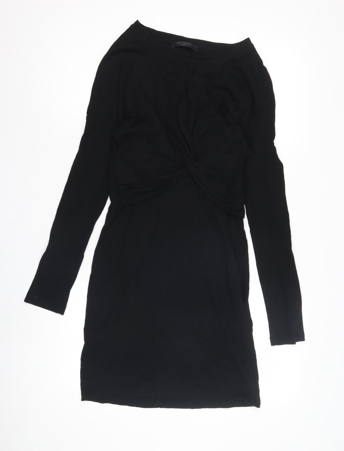 AllSaints Women's Black Bodycon Dress Medium